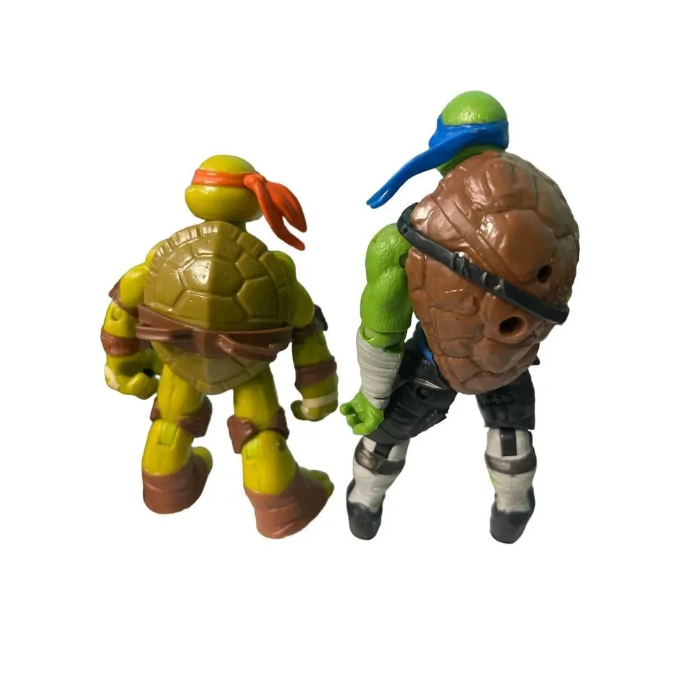 Teenage Mutant‎ Ninja Turtles Action Figures Set - Michelangelo & Leonardo T-4